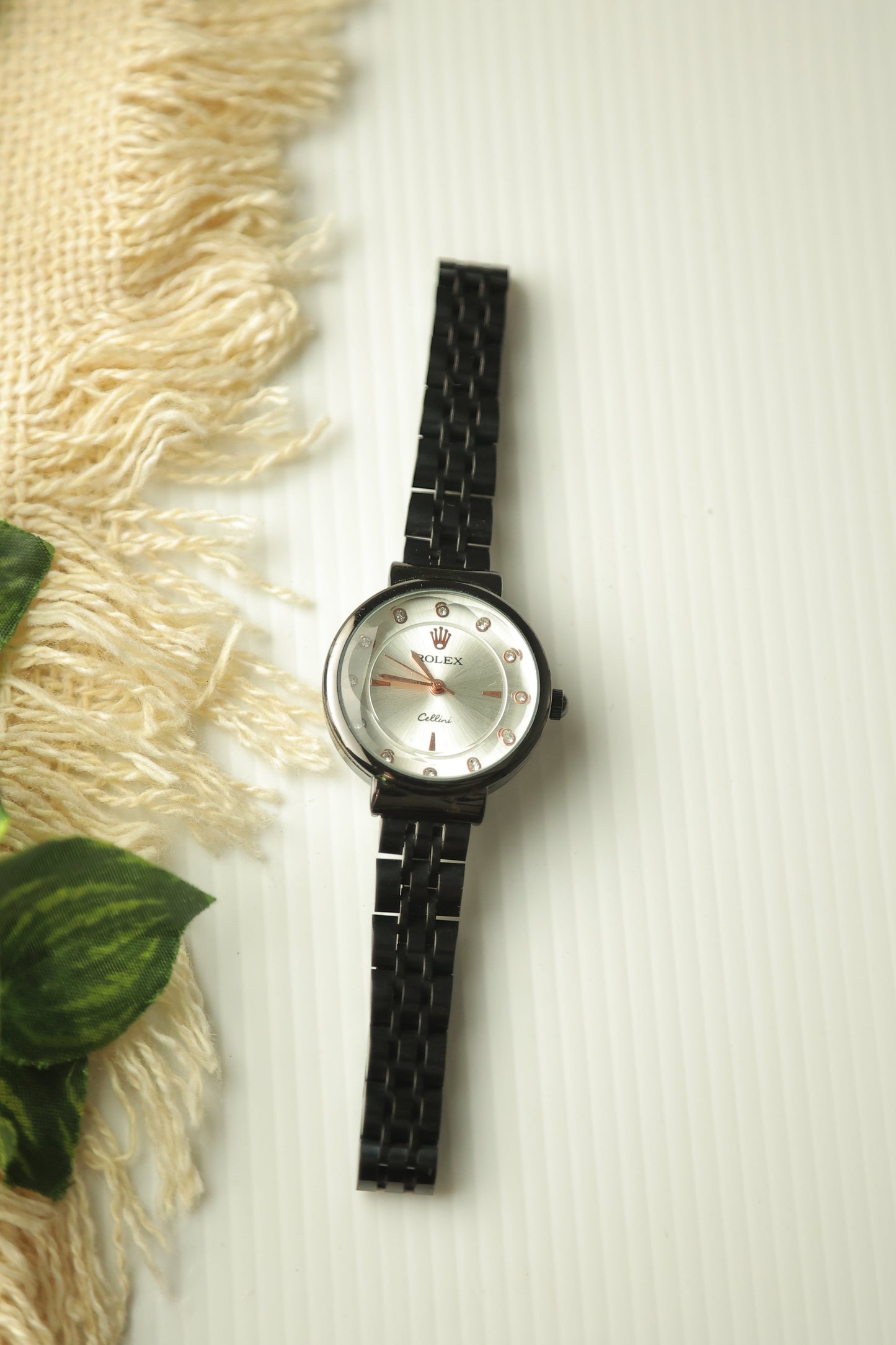 Rolex Black Edition Silver Dial