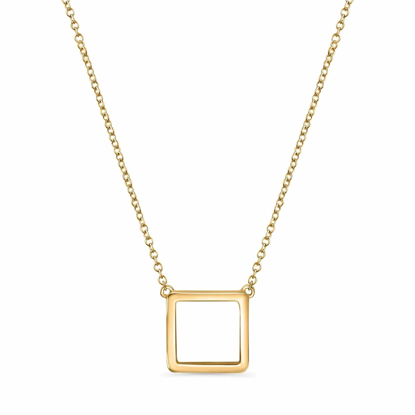 Square Hollow Necklace