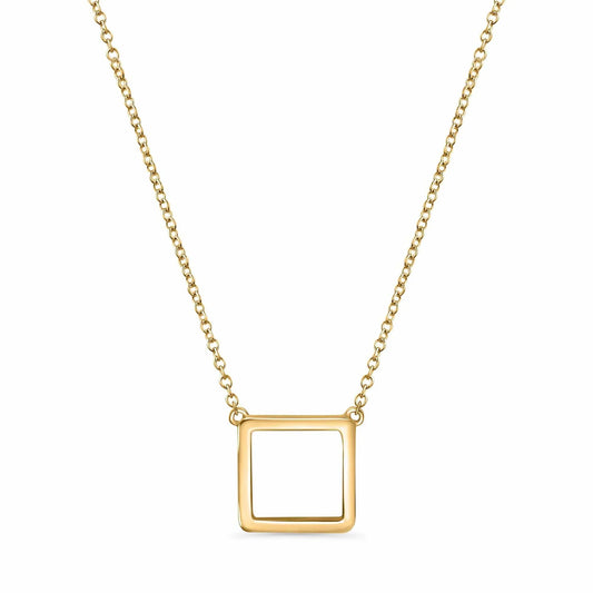 Square Hollow Necklace